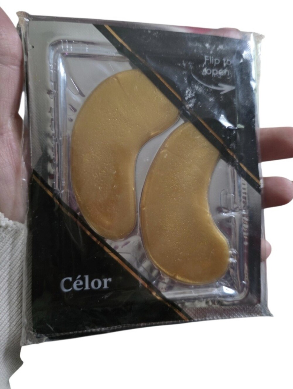 🏆 Célor Gold Under-Eye Gel Patches 4 Pk